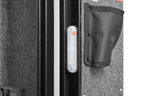 5 gun safes with 3 pistol pockets, quick access biometric adjustable heavy-duty gun rack mounted gun safes