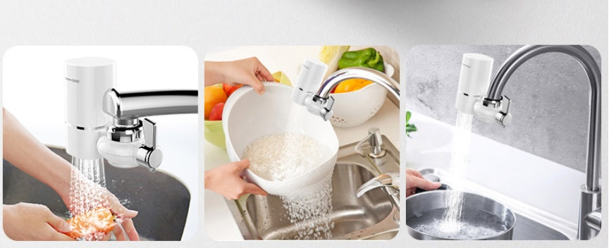 Ceramic Faucet Water Filter – Tap-Mounted Kitchen Water Purifier