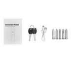 5 gun safes with 3 pistol pockets, quick access biometric adjustable heavy-duty gun rack mounted gun safes