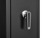 5 gun safes with 3 pistol pockets, quick access biometric adjustable heavy-duty gun rack mounted gun safes