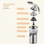 Electric Citrus Juicer Squeezer with Interchangeable Cones