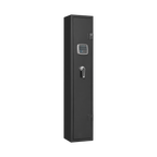 5 gun safes with 3 pistol pockets, quick access biometric adjustable heavy-duty gun rack mounted gun safes