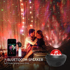 STEVVEX LED Cloud with Bluetooth Music Speaker for Baby Kids Bedroom/Game Rooms/Home Theater/Night Light Ambiance Night Light Romantic Projector Light Shot Lamp And Birthday Gift