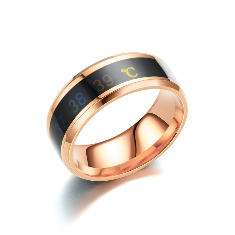 Fashion Temperature Automatic Induction Smart Change Rings