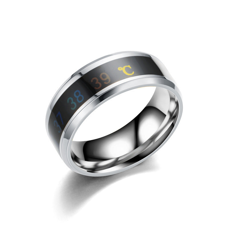 Fashion Temperature Automatic Induction Smart Change Rings