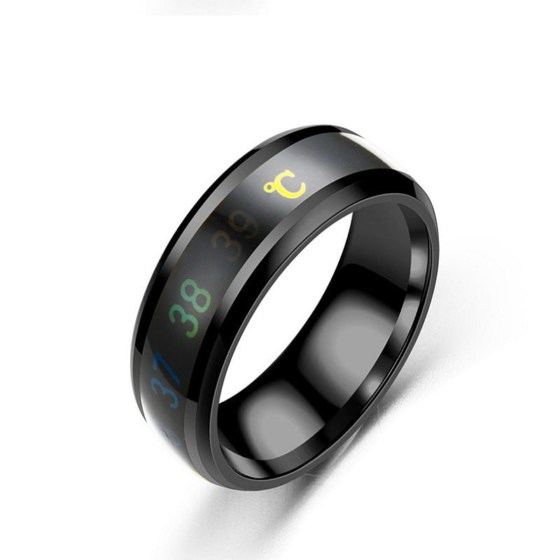 Fashion Temperature Automatic Induction Smart Change Rings