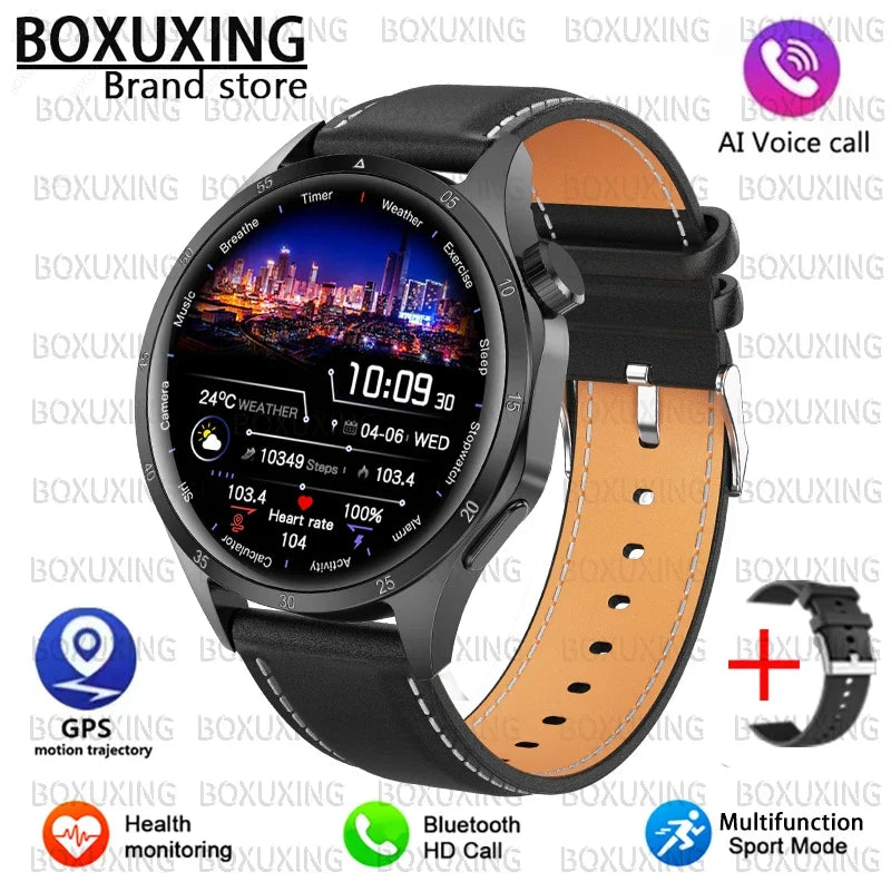 2026 New Smart Watch Men Women 1.52"HD AMOLED Screen GPS Motion trajectory Heart Rate Bluetooth Call 100+Sports Modes SmartWatch