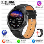 2026 New Smart Watch Men Women 1.52"HD AMOLED Screen GPS Motion trajectory Heart Rate Bluetooth Call 100+Sports Modes SmartWatch