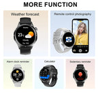 2026 New Smart Watch Men Women 1.52"HD AMOLED Screen GPS Motion trajectory Heart Rate Bluetooth Call 100+Sports Modes SmartWatch