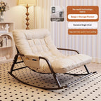 Adult Rocking Recliner Lounge Chair Comfortable Reclining Armchair Living Room Patio Two Seater Moon Chair Home Use Furniture
