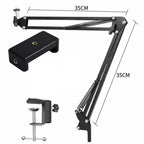2025 NEW Flexible Arm Tripod For Phone Stand Table Folded Anchor 360° Rotation Online Desktop Laptop Video Live Shot Photography