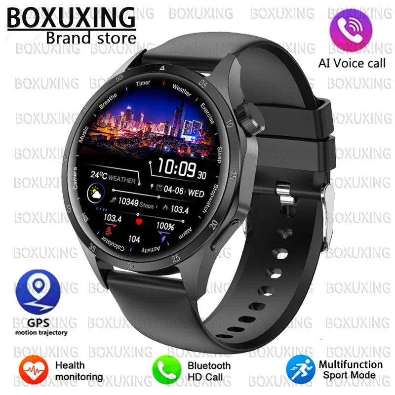2026 New Smart Watch Men Women 1.52"HD AMOLED Screen GPS Motion trajectory Heart Rate Bluetooth Call 100+Sports Modes SmartWatch