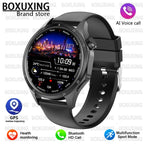 2026 New Smart Watch Men Women 1.52"HD AMOLED Screen GPS Motion trajectory Heart Rate Bluetooth Call 100+Sports Modes SmartWatch