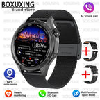 2026 New Smart Watch Men Women 1.52"HD AMOLED Screen GPS Motion trajectory Heart Rate Bluetooth Call 100+Sports Modes SmartWatch