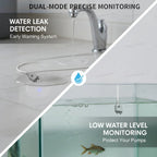 ZigBee Water Leak Sensor Alarm Smart Home Flood Leak Detector With Security Protection For Tuya Smart Life Z2M,Required Gateway