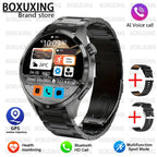 2026 New Smart Watch Men Women 1.52"HD AMOLED Screen GPS Motion trajectory Heart Rate Bluetooth Call 100+Sports Modes SmartWatch