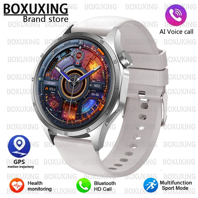 2026 New Smart Watch Men Women 1.52"HD AMOLED Screen GPS Motion trajectory Heart Rate Bluetooth Call 100+Sports Modes SmartWatch