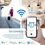 Smart EU Socket WiFi 20A EU Plug Outlet Remote Control Timer Power Monitor Support Voice Google Home Alexa