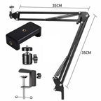 2025 NEW Flexible Arm Tripod For Phone Stand Table Folded Anchor 360° Rotation Online Desktop Laptop Video Live Shot Photography