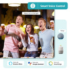 Zigbee Led Light Bulb E27 E14 GU10 Smart Lamp RGB+WW+CW Led Bulb Voice Control With Alexa,Google Home,Smartthings
