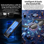 2026 AI Smart Glasses 800W HD Camera Video Recording WIFI Transmission Music AI Object Recognition 270mAh BT Call Smart Glasses