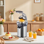 Electric Citrus Juicer Squeezer with Interchangeable Cones