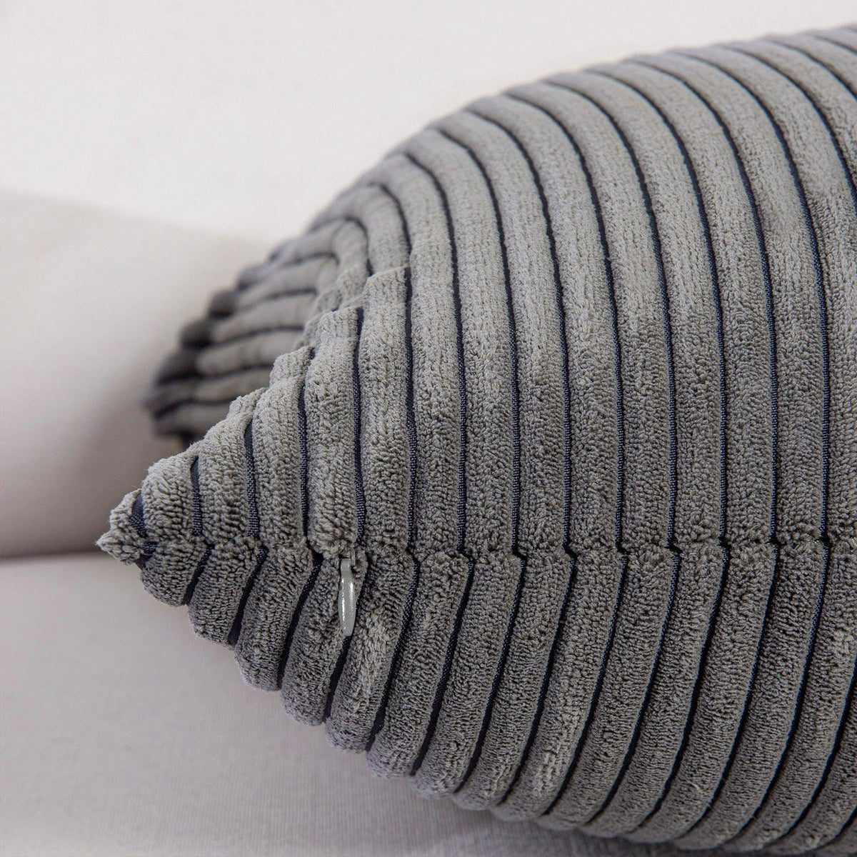 Cushion Cover Solid Colorful Throw Pillow Cases Velvet Gray Couch Pillow Covers Decorative Pillows for Couch Chair Bed Square Home Gray Decoration Cushions For Living Room Bedroom