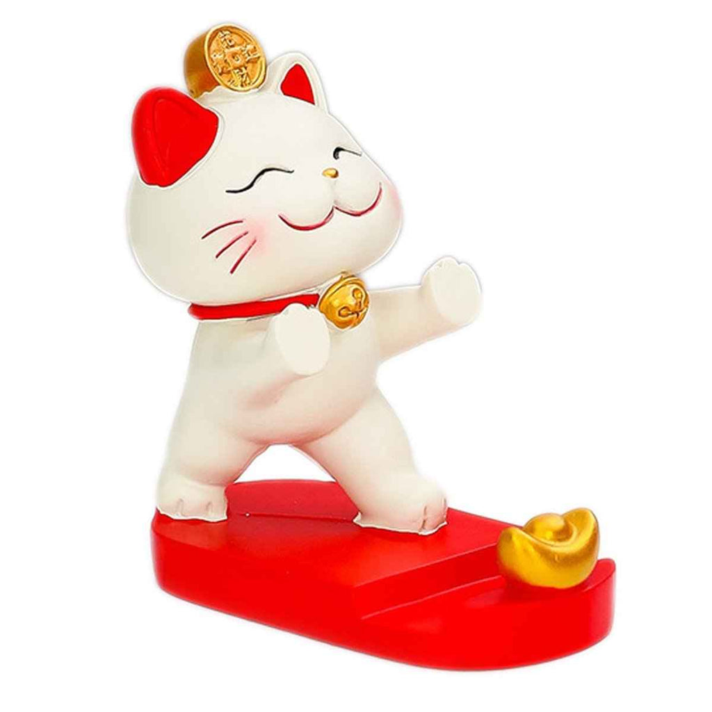 Kawaii Lucky Cat Phone Stand – Maneki Neko Style for All Phones