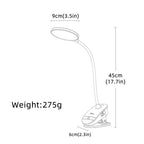 Desk Lamp USB Flexo LED Table Lamp Study Table Lamps With Clip Bed Reading Book Light Desk Lamp Table Touch Bedroom Bedside Lamp Decorative Table Lamp Cute Study Lamps for Bedroom Décor