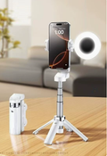 Mini phone Bluetooth selfie stick JC-25, floor mounted anti shake, extendable tripod, portable travel, live streaming, photograp