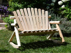 Rocking Outdoor Wooden Bench