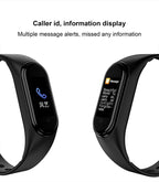 Inteligent Smart Watch Heart Rate Pressure Pedometer Sport Watches Bracelet Electric Sports Watch For Phones Health Smartwatch Heart Rate Monitor Sleep Monitor Waterproof Touch Screen