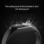 Inteligent Smart Watch Heart Rate Pressure Pedometer Sport Watches Bracelet Electric Sports Watch For Phones Health Smartwatch Heart Rate Monitor Sleep Monitor Waterproof Touch Screen