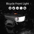 USB Rechargeable Headlight USB Flashlight Bike Bicycle 2LEDs 5modes Smart Sensor Super Bright Bike Light Front And Back Night Riding Spot lamp Electric Car Front Torch For Adults Kids Men Women